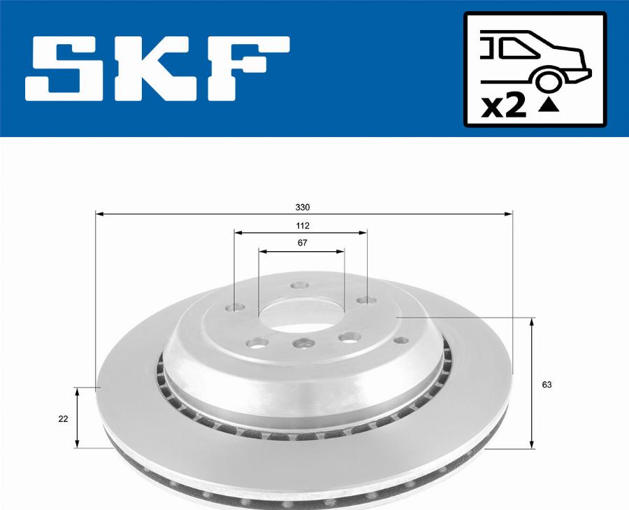 SKF VKBD 90599 V2 - Discofreno autozon.pro