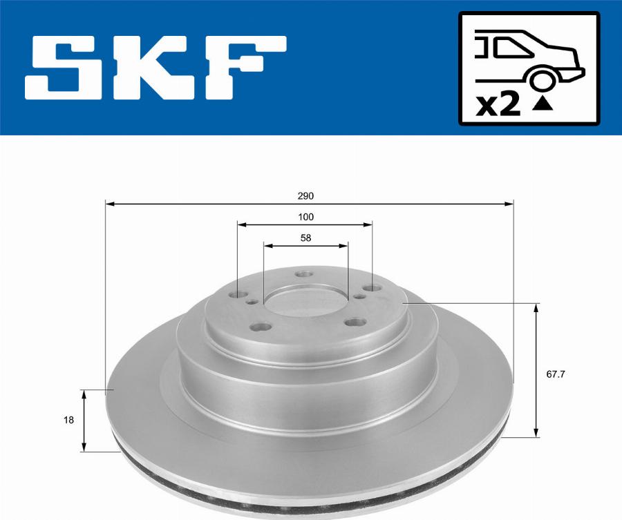 SKF VKBD 90634 V2 - Discofreno autozon.pro