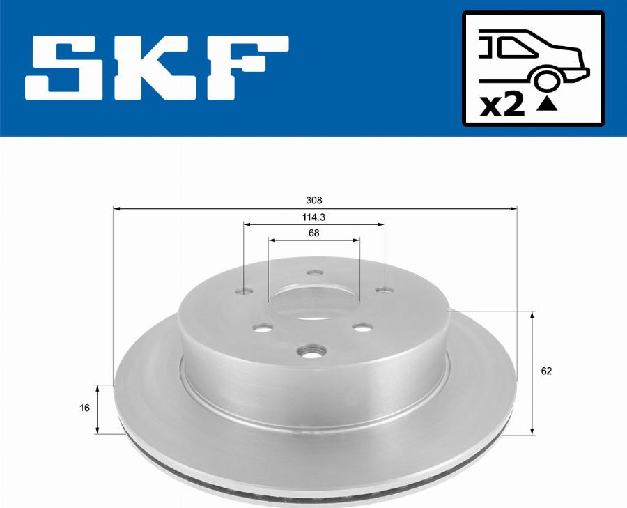 SKF VKBD 90677 V2 - Discofreno autozon.pro