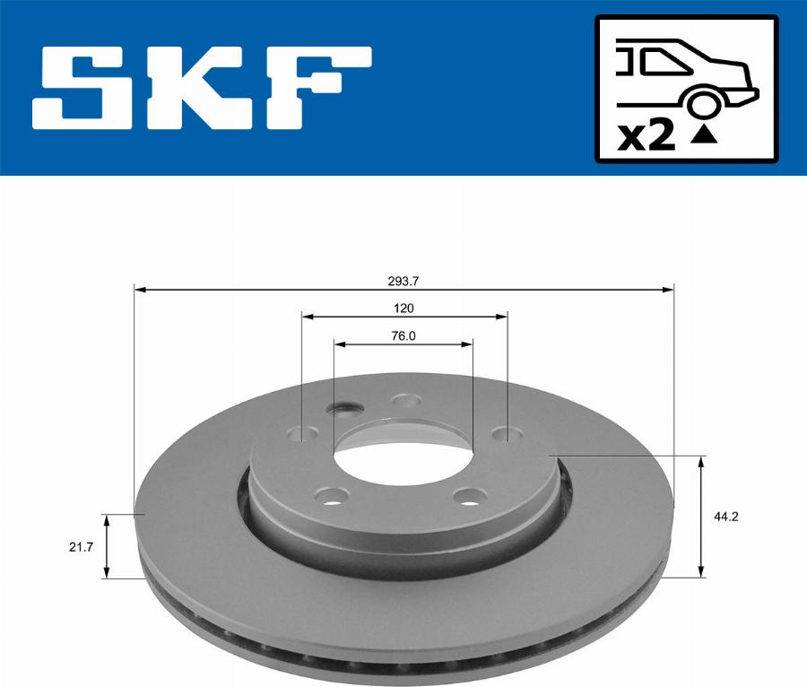 SKF VKBD 90042 V2 - Discofreno autozon.pro