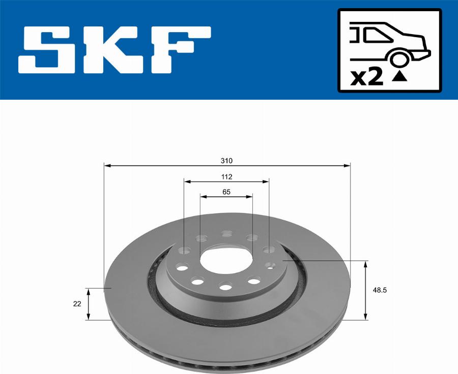 SKF VKBD 90161 V2 - Discofreno autozon.pro