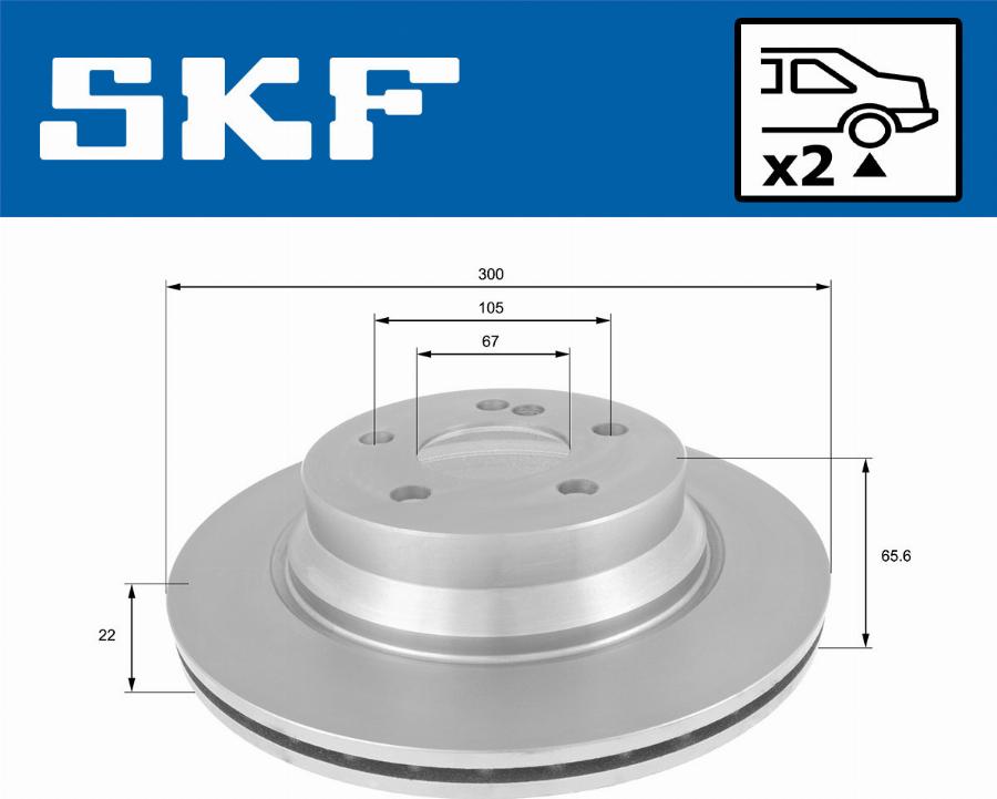 SKF VKBD 90118 V2 - Discofreno autozon.pro