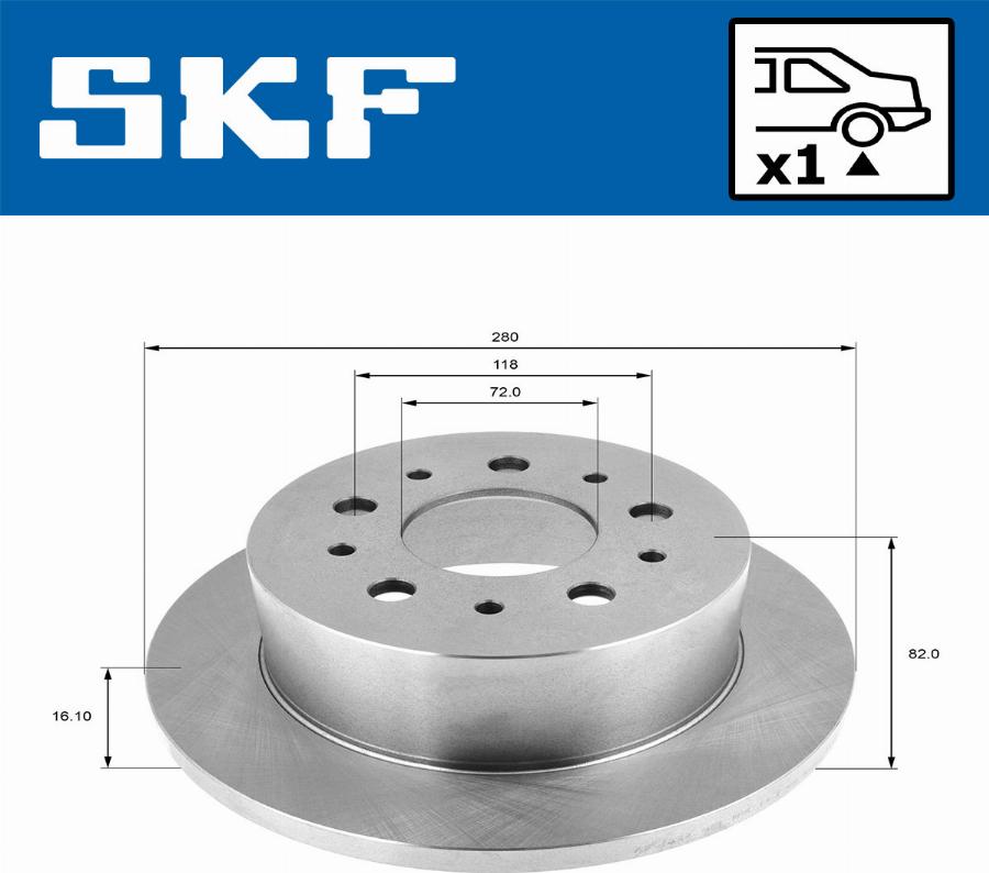 SKF VKBD 90131 S1 - Discofreno autozon.pro