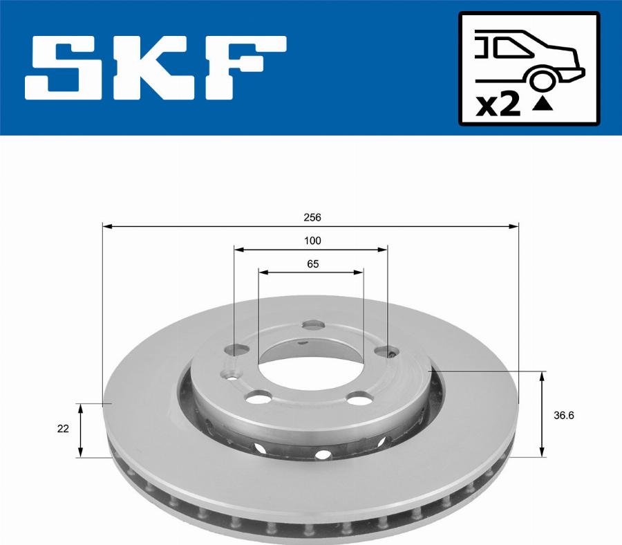 SKF VKBD 90394 V2 - Discofreno autozon.pro