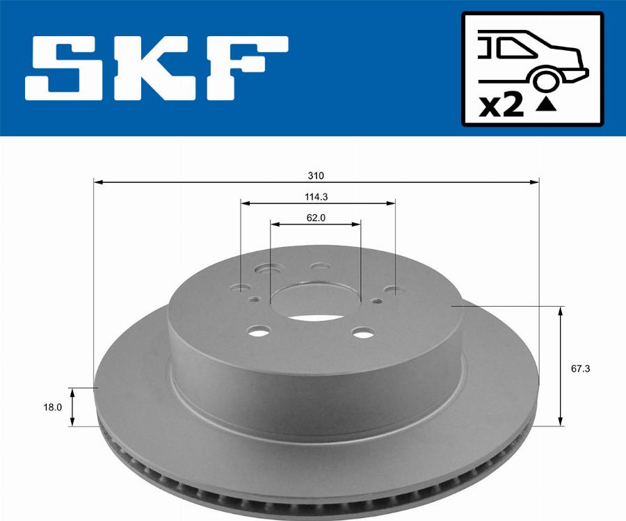 SKF VKBD 90386 V2 - Discofreno autozon.pro