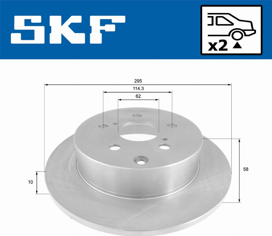 SKF VKBD 90380 S2 - Discofreno autozon.pro