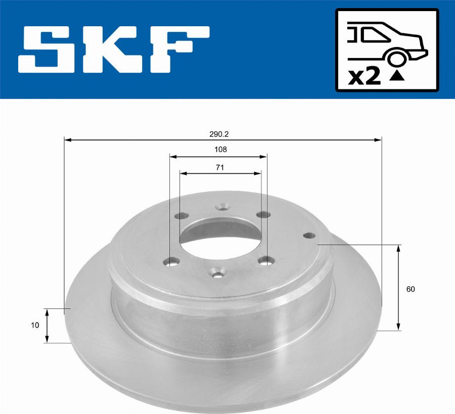 SKF VKBD 90238 S2 - Discofreno autozon.pro