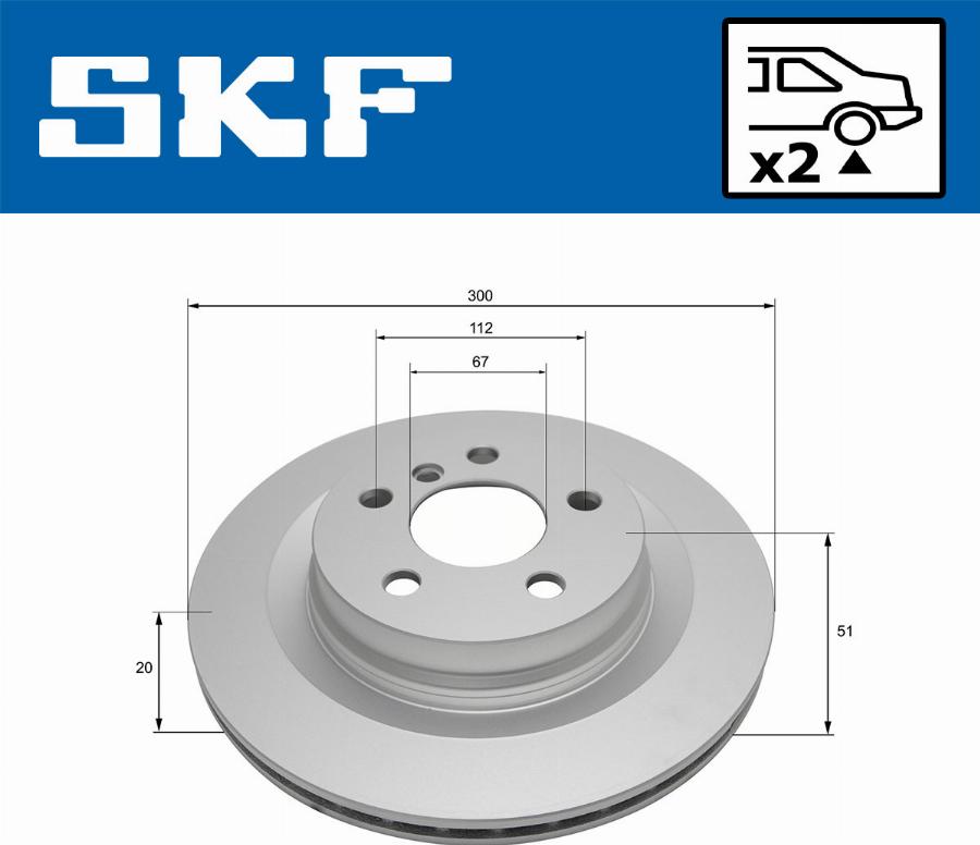 SKF VKBD 90712 V2 - Discofreno autozon.pro