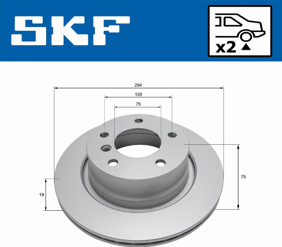 SKF VKBD 90780 V2 - Discofreno autozon.pro