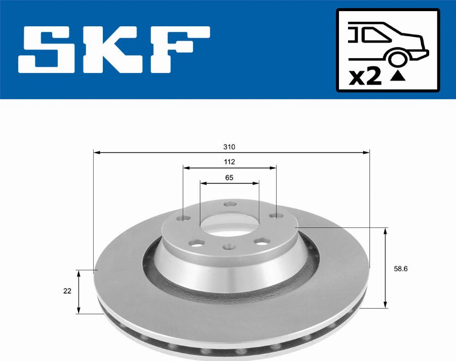 SKF VKBD 90782 V2 - Discofreno autozon.pro