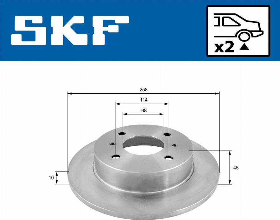 SKF VKBD 90735 S2 - Discofreno autozon.pro