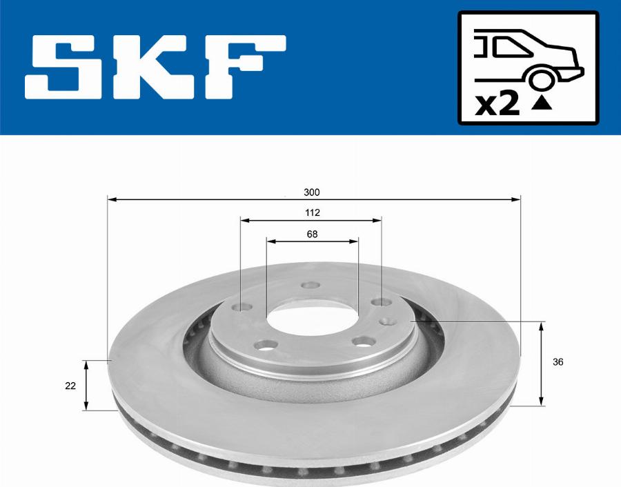 SKF VKBD 90779 V2 - Discofreno autozon.pro