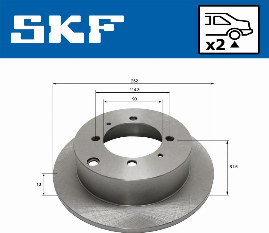 SKF VKBD 91048 S2 - Discofreno autozon.pro