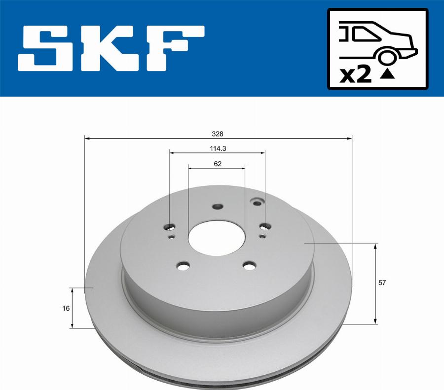 SKF VKBD 91059 V2 - Discofreno autozon.pro