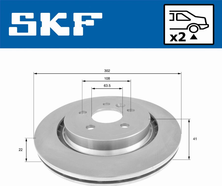 SKF VKBD 91075 V2 - Discofreno autozon.pro