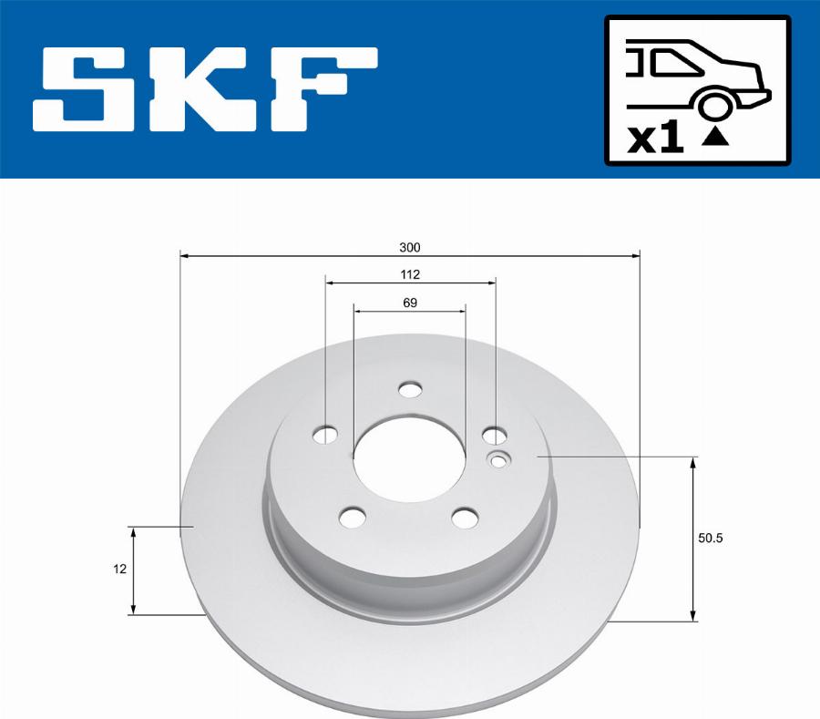 SKF VKBD 91110 S1 - Discofreno autozon.pro