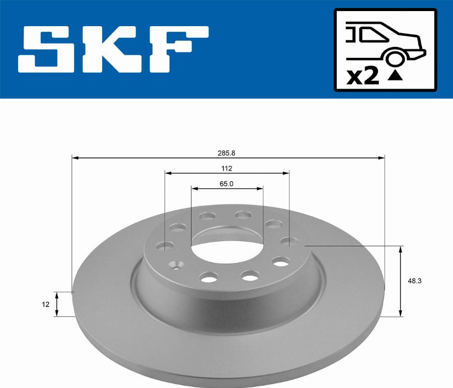 SKF VKBD 91289 S2 - Discofreno autozon.pro