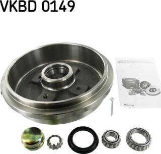 SKF VKBD 0149 - Tamburo freno autozon.pro