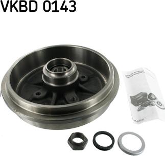 SKF VKBD 0143 - Tamburo freno autozon.pro