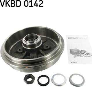 SKF VKBD 0142 - Tamburo freno autozon.pro