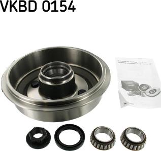 SKF VKBD 0154 - Tamburo freno autozon.pro