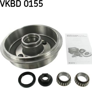 SKF VKBD 0155 - Tamburo freno autozon.pro