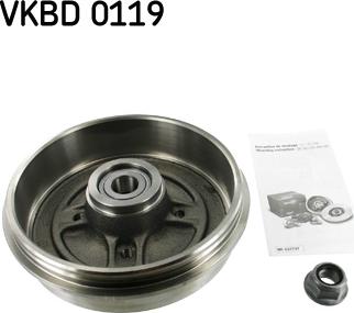 SKF VKBD 0119 - Tamburo freno autozon.pro