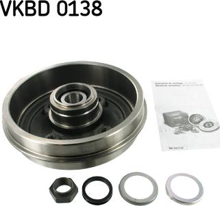 SKF VKBD 0138 - Tamburo freno autozon.pro