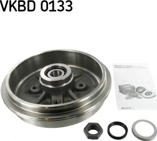 SKF VKBD 0133 - Tamburo freno autozon.pro