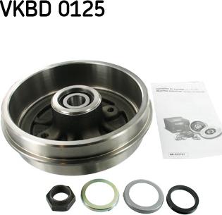 SKF VKBD 0125 - Tamburo freno autozon.pro