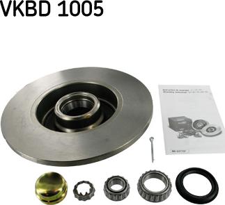 SKF VKBD 1005 - Discofreno autozon.pro