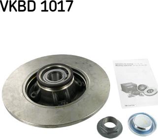 SKF VKBD 1017 - Discofreno autozon.pro