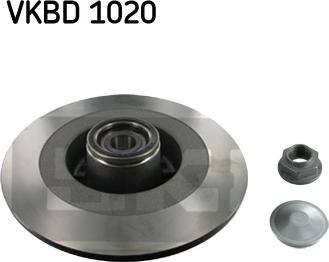 SKF VKBD 1020 - Discofreno autozon.pro