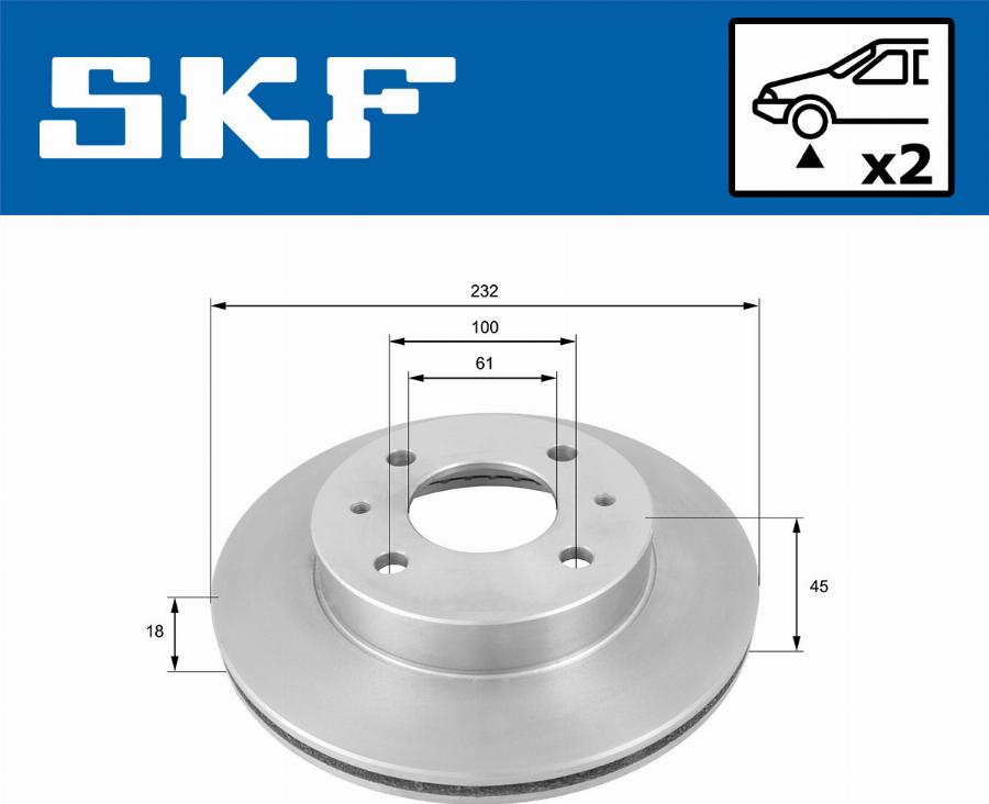 SKF VKBD 80957 V2 - Discofreno autozon.pro