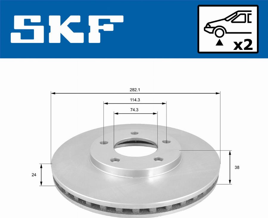 SKF VKBD 80906 V2 - Discofreno autozon.pro