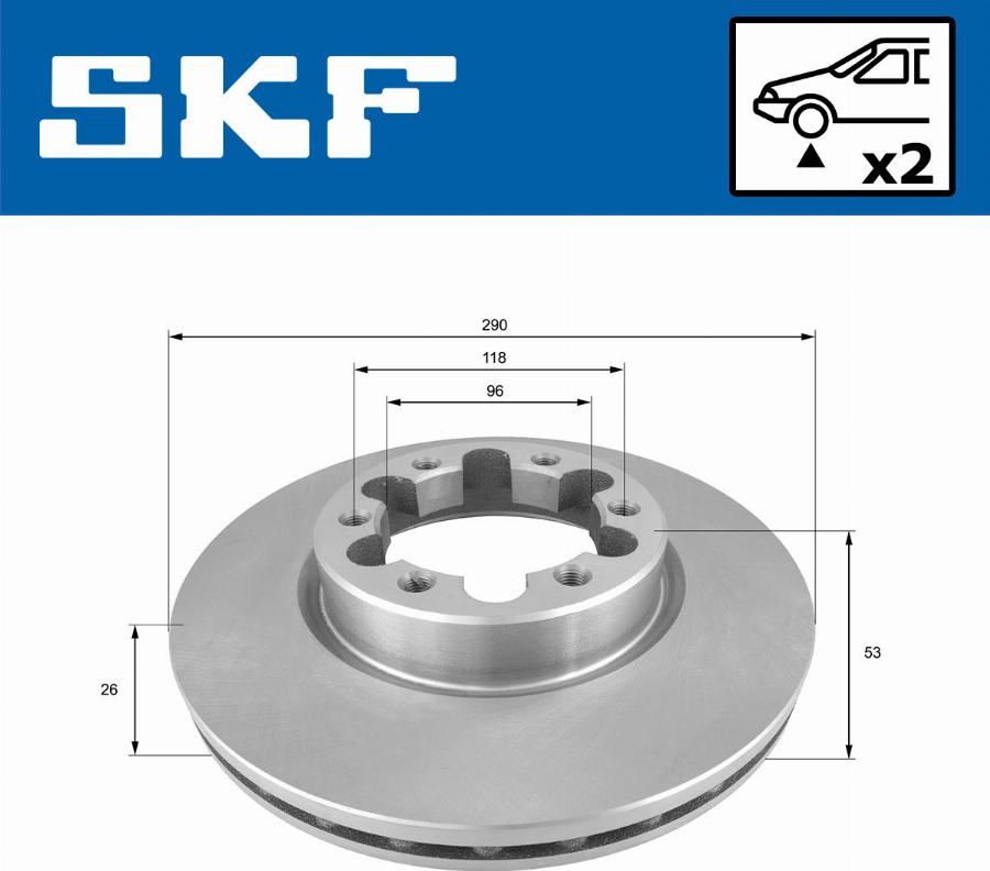 SKF VKBD 80493 V2 - Discofreno autozon.pro