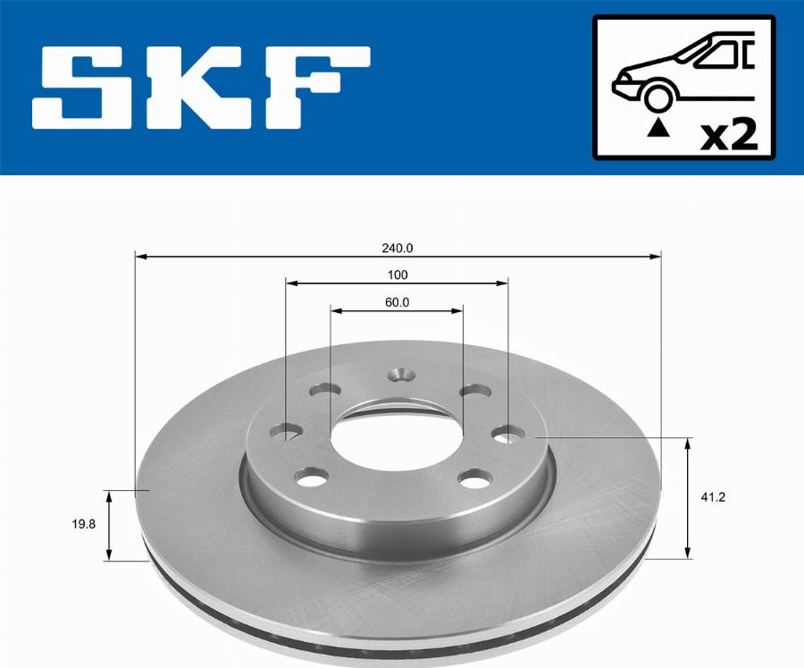 SKF VKBD 80464 V2 - Discofreno autozon.pro