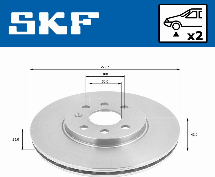 SKF VKBD 80404 V2 - Discofreno autozon.pro