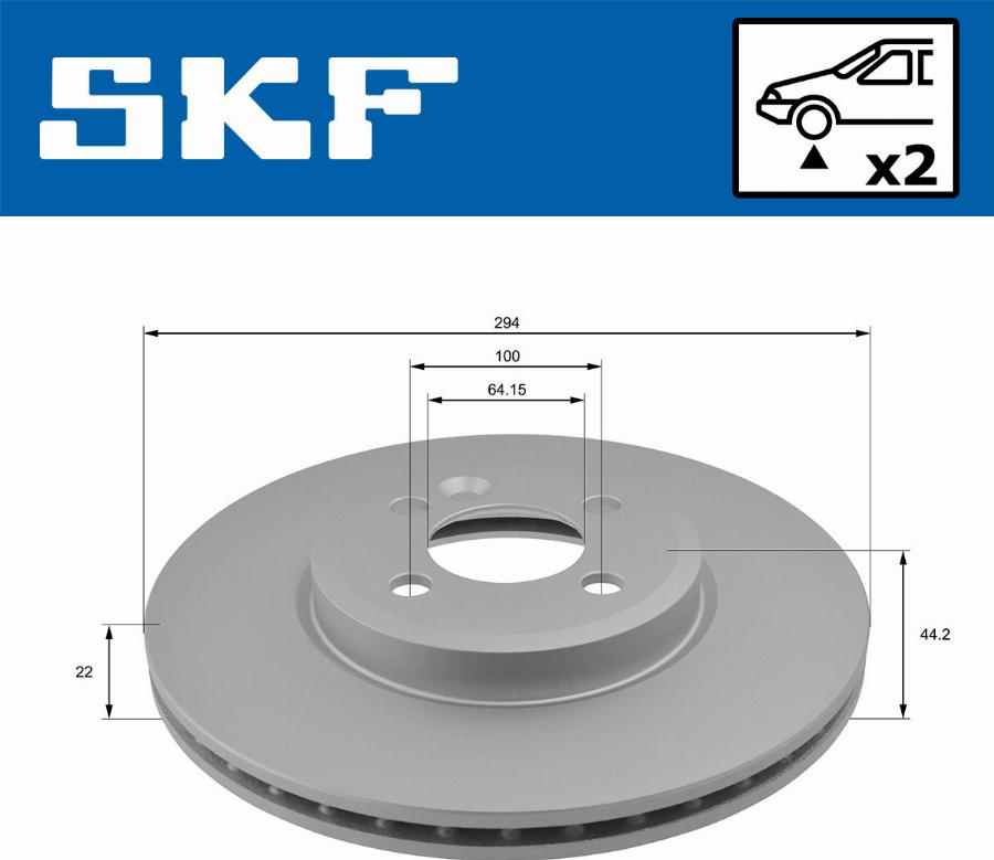 SKF VKBD 80419 V2 - Discofreno autozon.pro