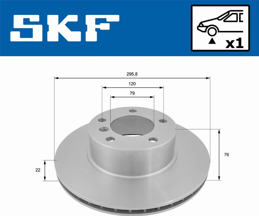 SKF VKBD 80410 V1 - Discofreno autozon.pro