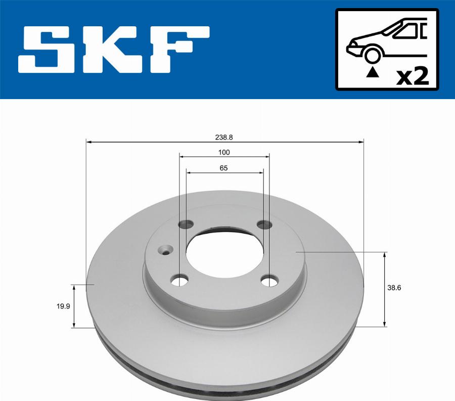 SKF VKBD 80489 V2 - Discofreno autozon.pro