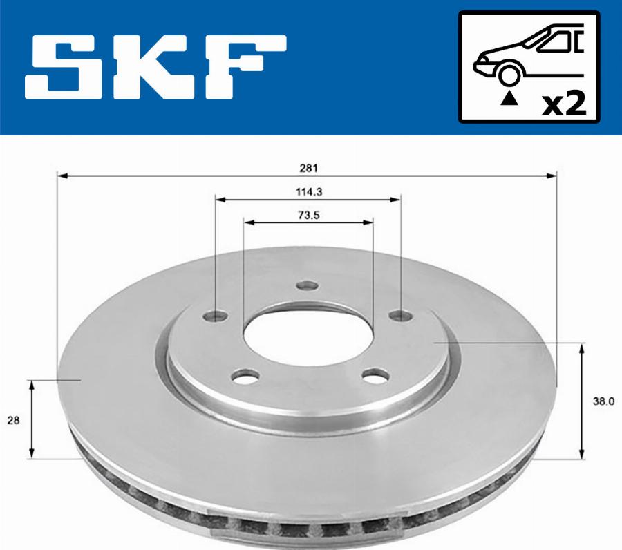 SKF VKBD 80594 V2 - Discofreno autozon.pro