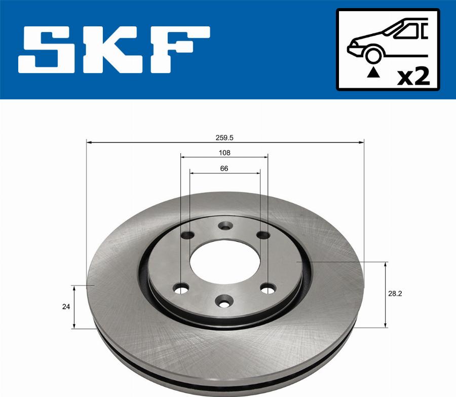 SKF VKBD 80544 V2 - Discofreno autozon.pro