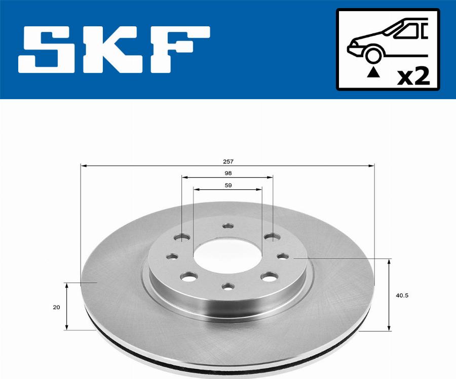 SKF VKBD 80524 V2 - Discofreno autozon.pro