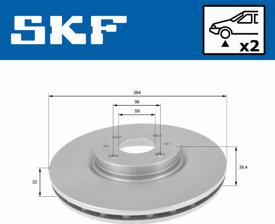 SKF VKBD 80699 V2 - Discofreno autozon.pro