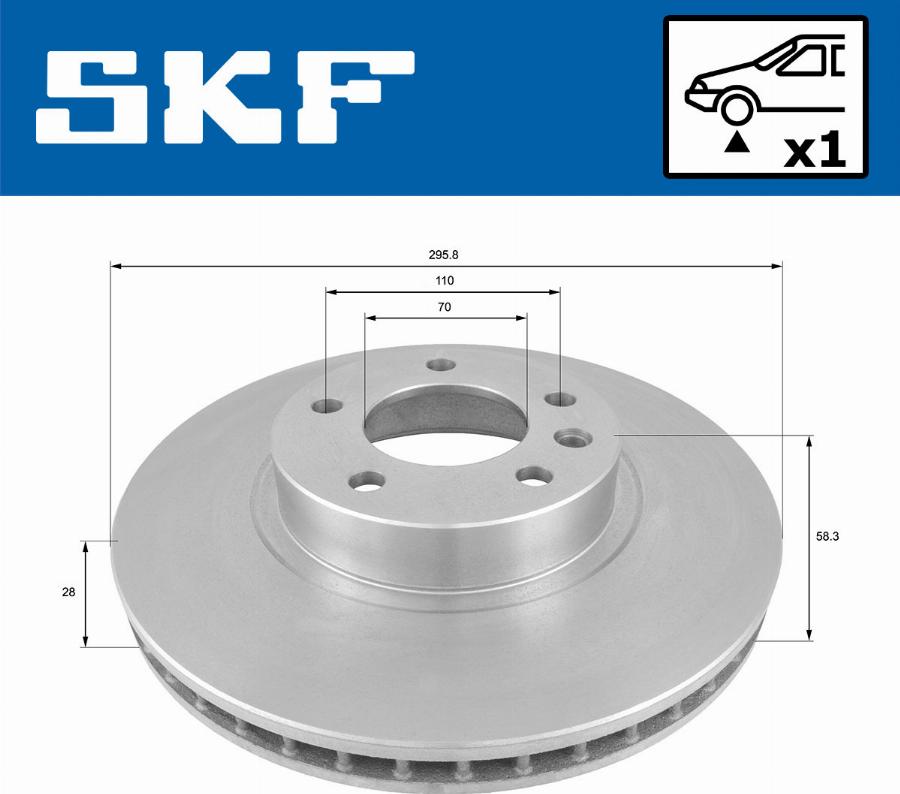 SKF VKBD 80645 V1 - Discofreno autozon.pro