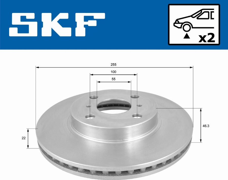 SKF VKBD 80617 V2 - Discofreno autozon.pro