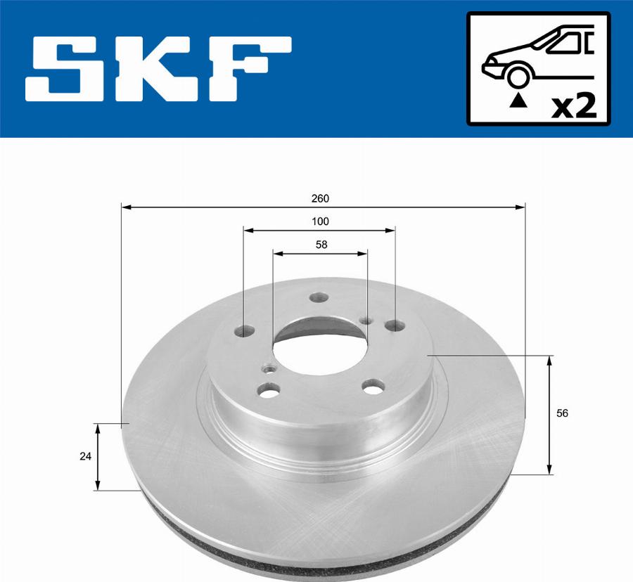 SKF VKBD 80636 V2 - Discofreno autozon.pro