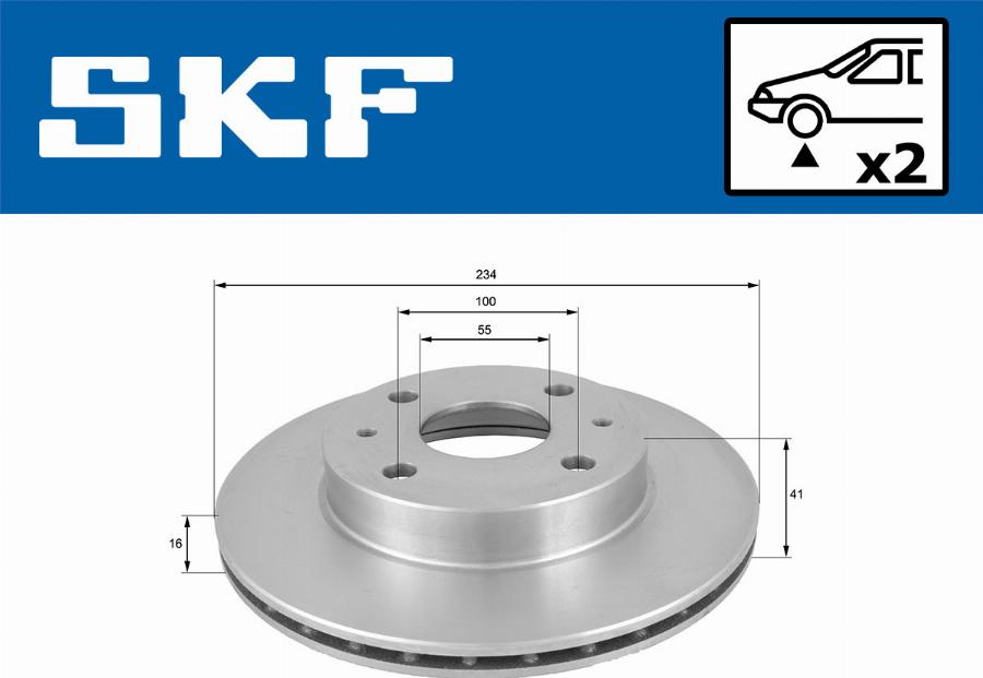 SKF VKBD 80632 V2 - Discofreno autozon.pro