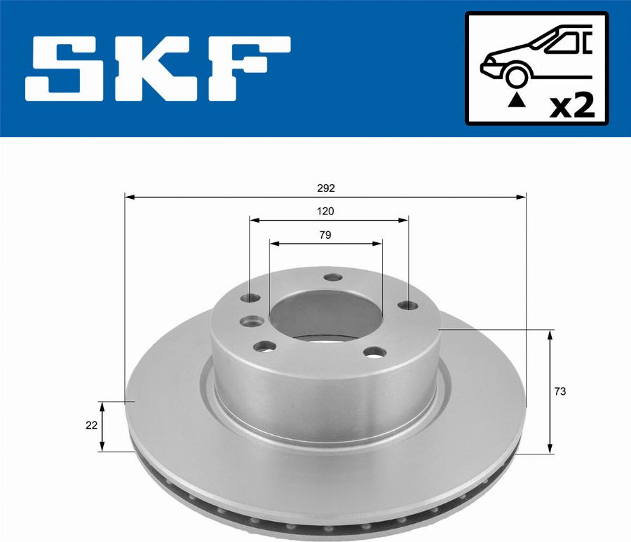 SKF VKBD 80099 V2 - Discofreno autozon.pro